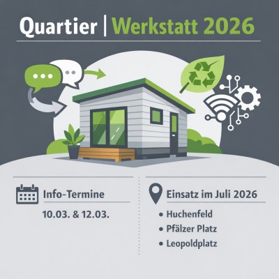 Quartier | Werkstatt 2026 bringt Tiny House in drei Stadtteile